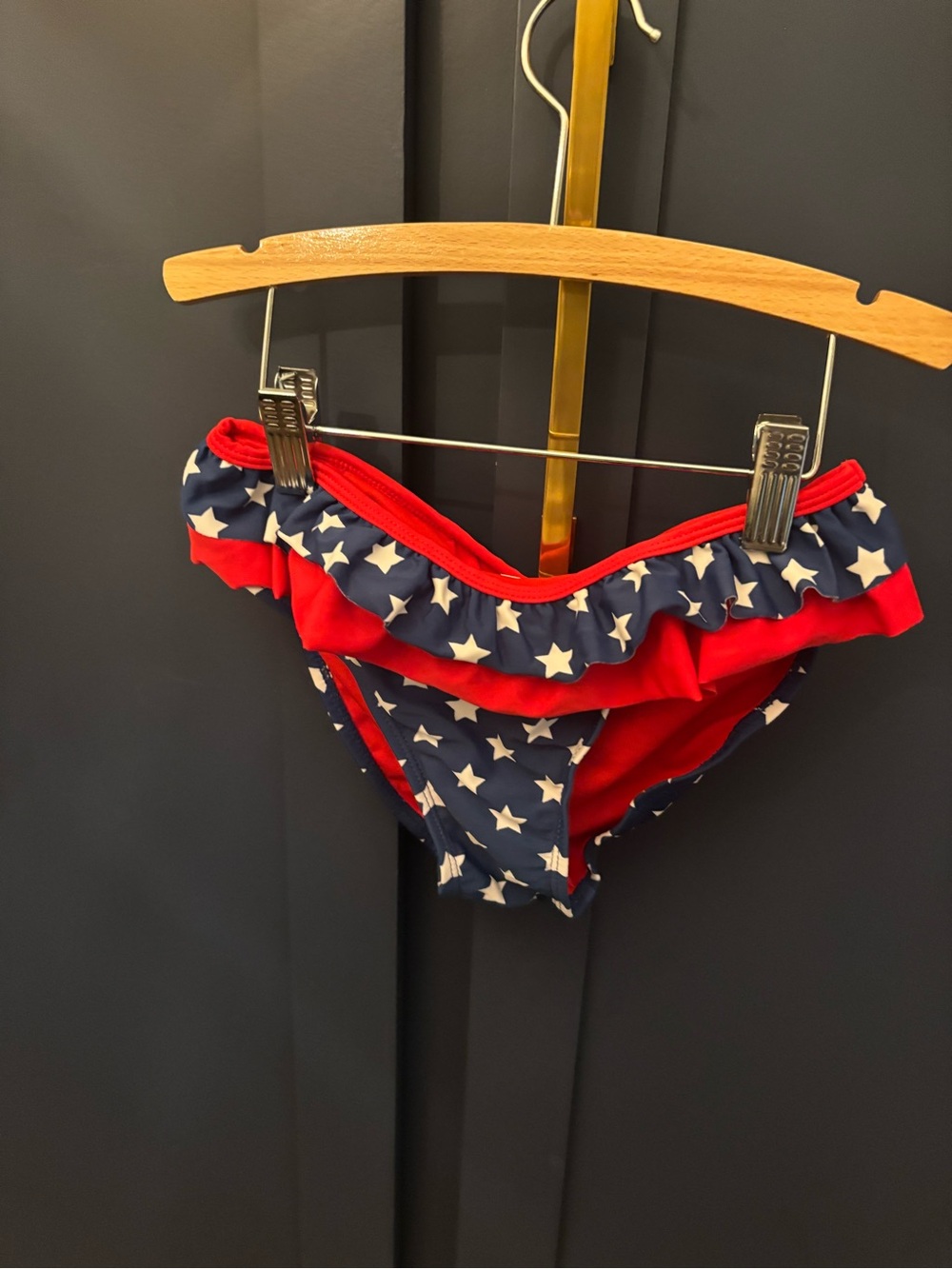 Red Star-Spangled Two-Piece Tankini Set - Picture 2 of 9